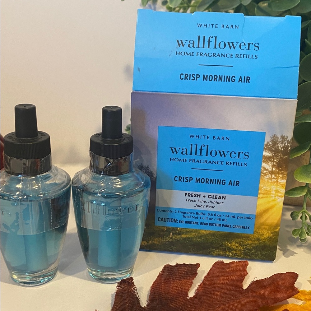 Bath & Body Works “Crisp Morning Air” 2 New Wallflower Refills